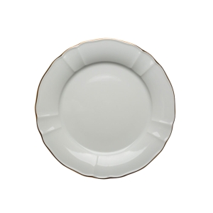 SOTTOPIATTO FILO ORO PORCELLANA